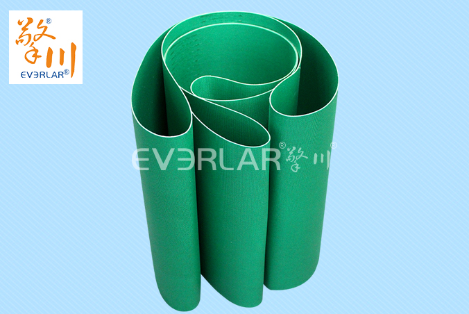 綠色PVC輸送帶跑偏怎么快速調(diào)節(jié)？