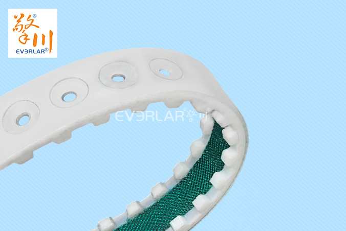 PU同步帶加PU膠綠布打孔開槽精準(zhǔn)傳動防滑包裝機(jī)械聚氨酯工業(yè)皮帶定制