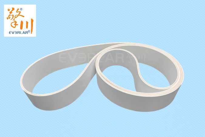 白色PVC輸送帶防滑抗拉食品包裝電子分揀設(shè)備傳送帶廠家定制