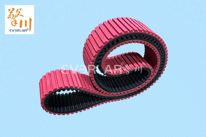 橡膠同步帶加紅膠開(kāi)槽耐磨防滑汽車零部件自動(dòng)化生產(chǎn)線傳動(dòng)帶