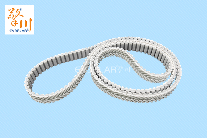 PU同步帶加PVC魚骨紋食品包裝分揀機耐磨工業(yè)傳動帶