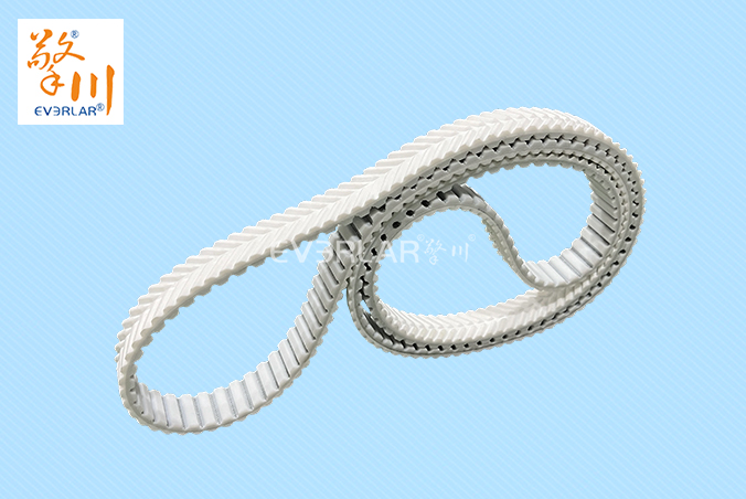 PU同步帶加PVC魚骨紋食品包裝分揀機耐磨工業(yè)傳動帶