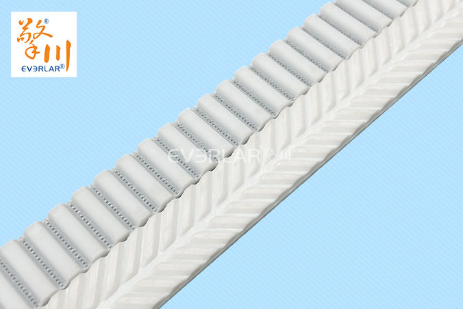 PU同步帶加PVC魚骨紋食品包裝分揀機耐磨工業(yè)傳動帶