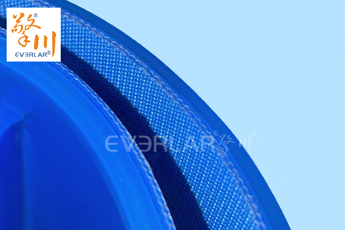 藍(lán)色PU輸送帶加導(dǎo)條擋板食品級耐磨食品醫(yī)藥包裝設(shè)備傳送帶