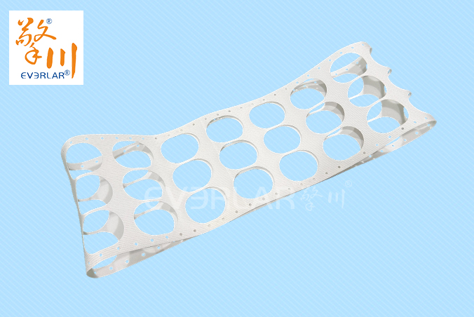 食品級PU餃子輸送帶耐油防粘餃子皮加工食品傳送帶